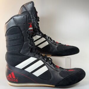 Adidas Tygun Mens 11.5 11 1/2 Boxing Shoes Vintage Y2K 2002 Black Gum High Lace